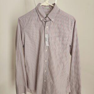 J. Crew Untucked stretch Secret Wash shirt in trifecta stripe NWT